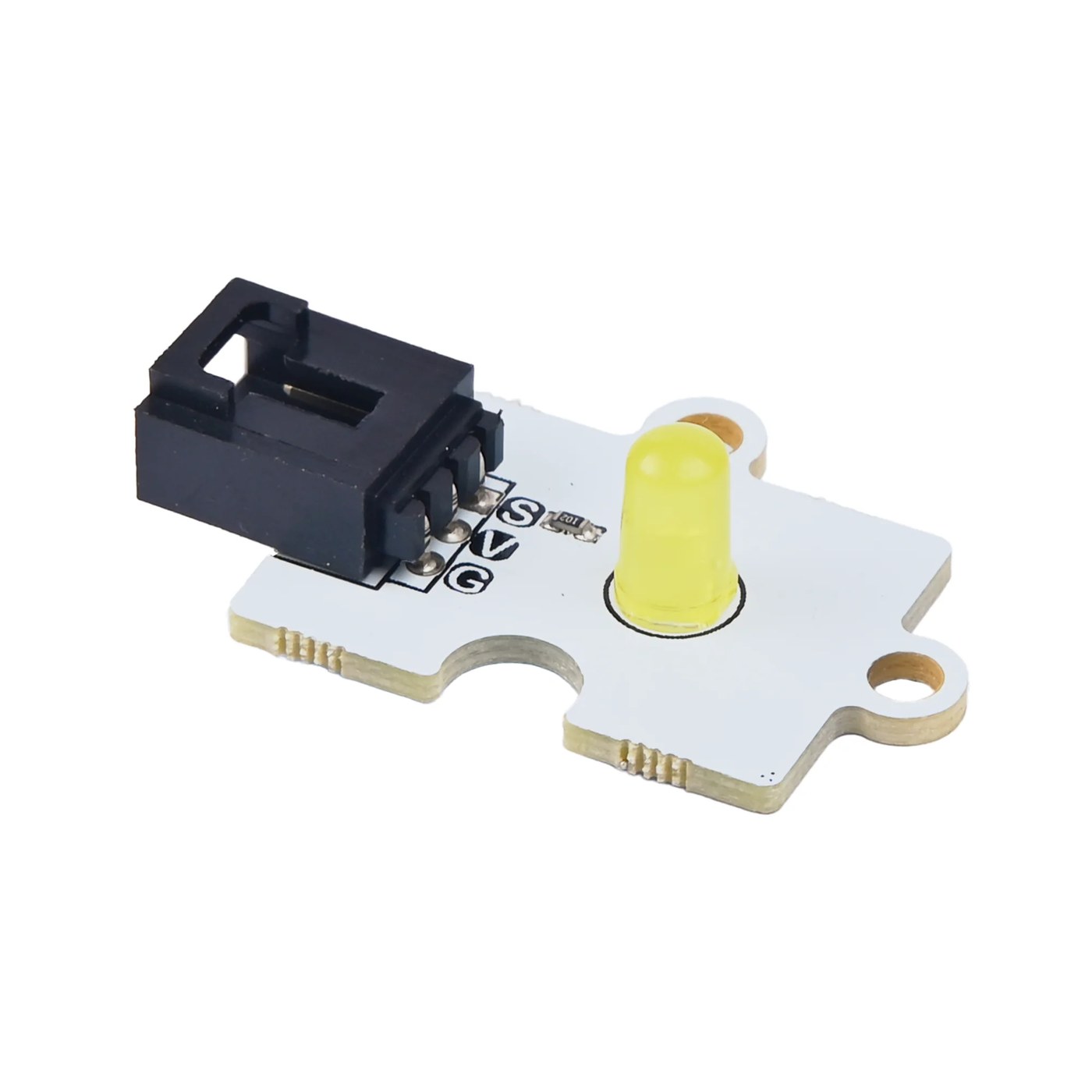 Octopus LED блокче 5 mm - жълт - детайл